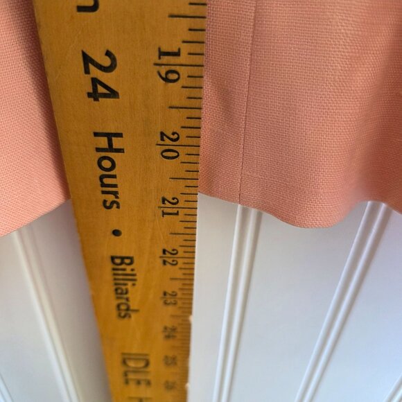 David Brooks Womens Medium Jacket 100% Linen Shell Full Zip Pink Deadstock USA - Picture 7 of 9